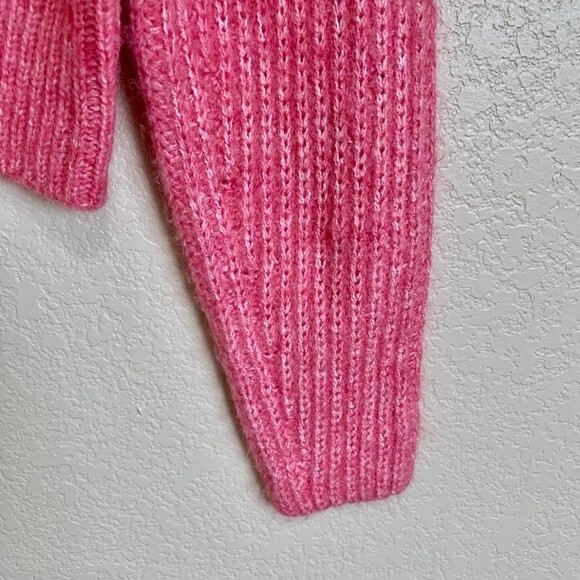 Industry Republic Clothing pink sweater women knit mock neckline sweater size M - Picture 5 of 9